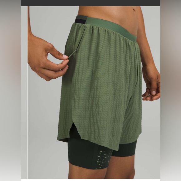 Lululemon Men’s Surge Lined Short 6” Special
limited Edition Green , size Large - Picture 1 of 14